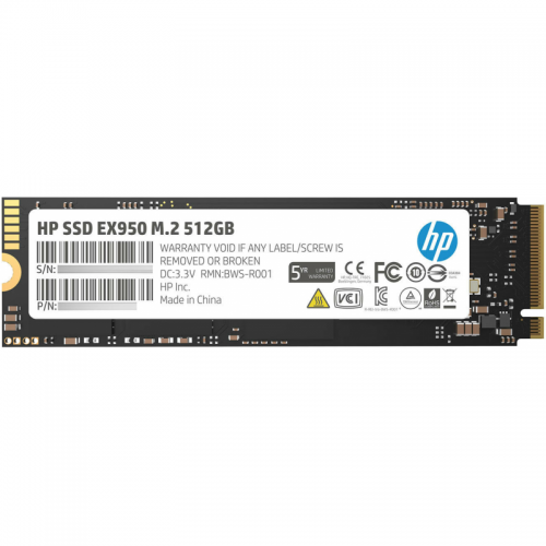 SSD HP EX950 512GB, PCI Express 3.0 x4, M.2
