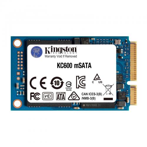 SSD Kingston  KC600, 256GB, mSATA