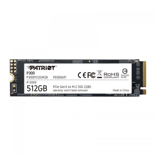 SSD Patriot P300 512GB, NVMe, M.2 2280