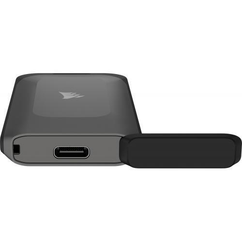 SSD portabil Corsair EX100U 1TB, USB-C 3.2, Black-Grey