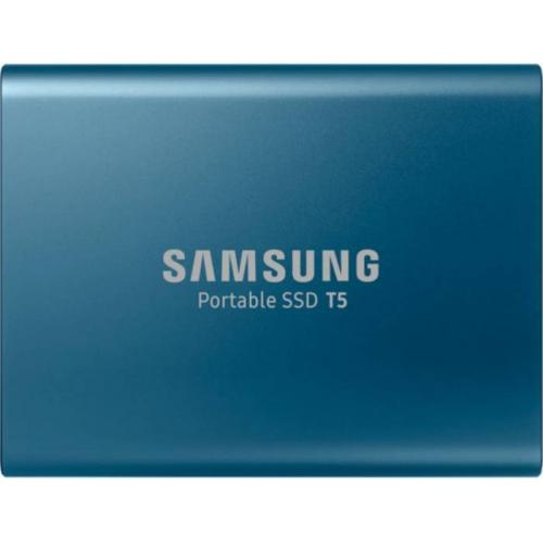 SSD Extern Samsung T5, 500GB, Albastru, USB 3.1