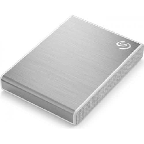 SSD Portabil Seagate One Touch 500GB, USB 3.1 Tip C, Silver