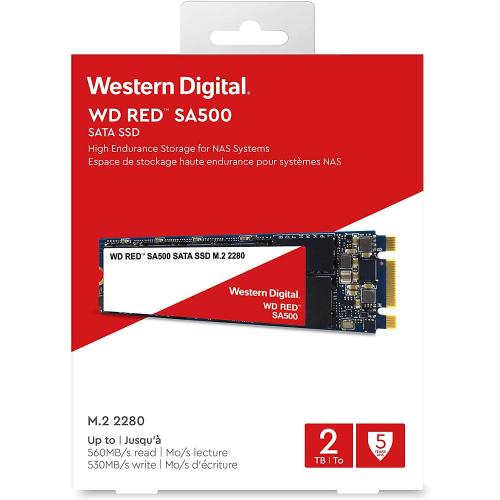 SSD Western Digital Red SA500, 2TB, SATA3, M.2