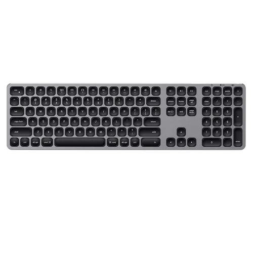 Tastatura Wireless Satechi ST-AMBKM, Layout US, USB Wireless/Bluetooth, Space Grey