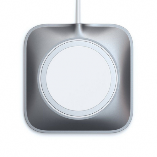 Incarcator Wireless Satechi MagSafe pentru iPhone 12 Pro Max/12 Pro/12 Mini/12, Silver
