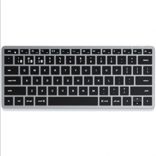 Tastatura Wireless Satechi Slim X1, Layout US, Bluetooth, Space Gray