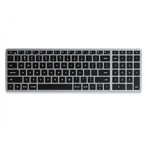 Tastatura Wireless Satechi SLIM X2 Slim, Layout US, Bluetooth, Space Grey