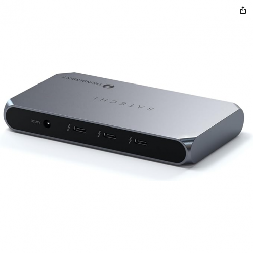 Hub USB Satechi ST-HT4SHM-EU, 1 x USB 3.2 gen 2, 4 x 3.2 Gen 2, Silver