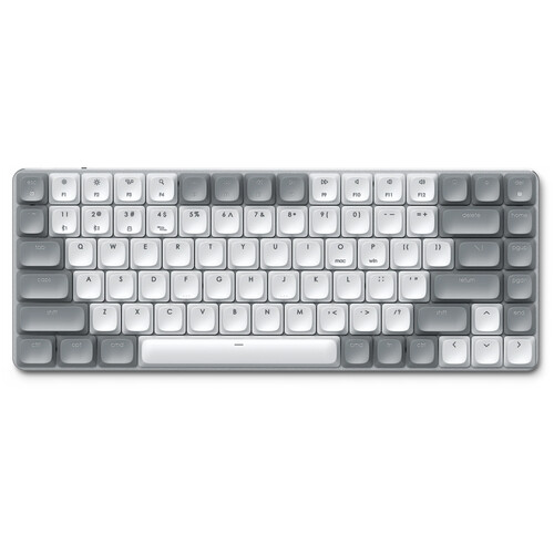 Tastatura Wireless Satechi SM1 Slim, USB Wireless/Bluetooth, White-Grey