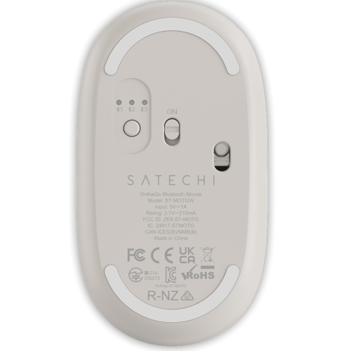 Mouse Optic Satechi OntheGo, Bluetooth, Sand