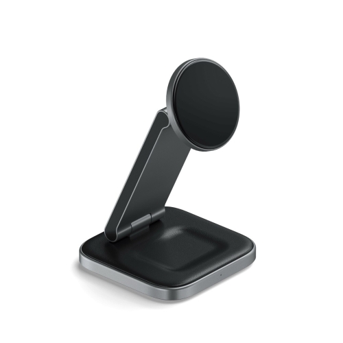 Incarcator Wireless Satechi 3-in-1 Foldable Qi2, Space Gray