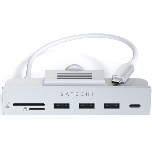 Hub USB Satechi ST-UCICHS, 3 x USB-A, 1 x USB-C, 1x SD/MicroSD, Grey