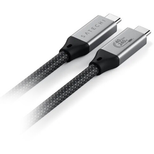 Cablu de date Satechi ST-YU4120M, USB male - USB male, 1.2m, Black
