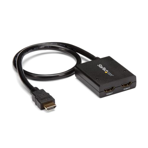 Adaptor Startech ST122HD4KU, 2x HDMI - HDMI, Black