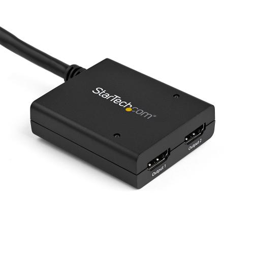 Adaptor Startech ST122HD4KU, 2x HDMI - HDMI, Black