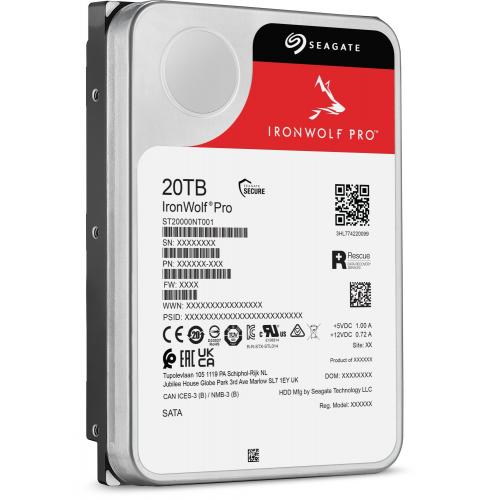 Hard Disk Server Seagate IronWolf PRO 20TB, SATA, 256MB, 3.5inch