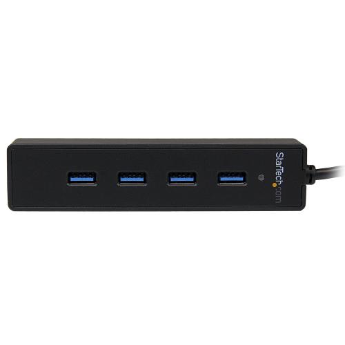 Hub USB Startech ST4300PBU3, 4x USB 3.2 gen 1, Black