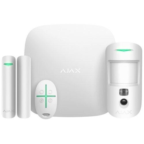 Kit Alarma Ajax STARTERKIT CAM PLUS, White