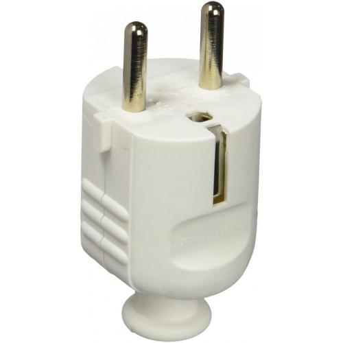 Stecker demontabil Bachmann, CEE7/3 Central, Culoare alb.