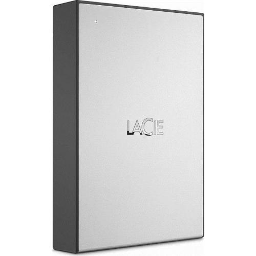 Hard Disk portabil LaCie by Seagate 4TB, USB 3.0, 2.5inch, Moon Silver