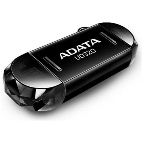 Stick Memorie A-Data UD320 OTG, 16GB, USB 2.0 + MicroUSB, Black
