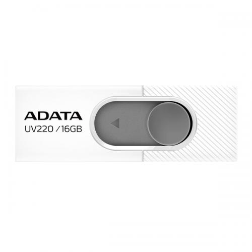 Stick Memorie AData UV220 16GB, USB 2.0, White-Gray