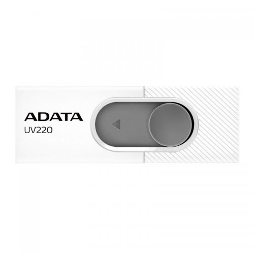 Memorie USB Flash Drive ADATA UV220 32GB, USB 2.0, alb