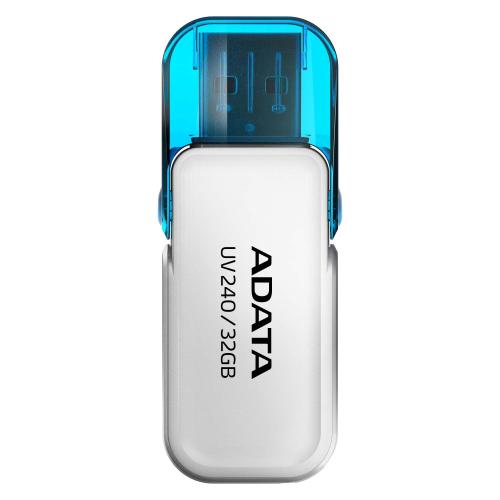 Memorie USB Flash Drive ADATA 32GB, UV240, USB 2.0, Alb