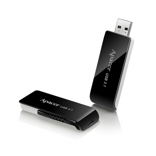 Stick memorie Apacer AH350 32GB, USB 3.0, Black