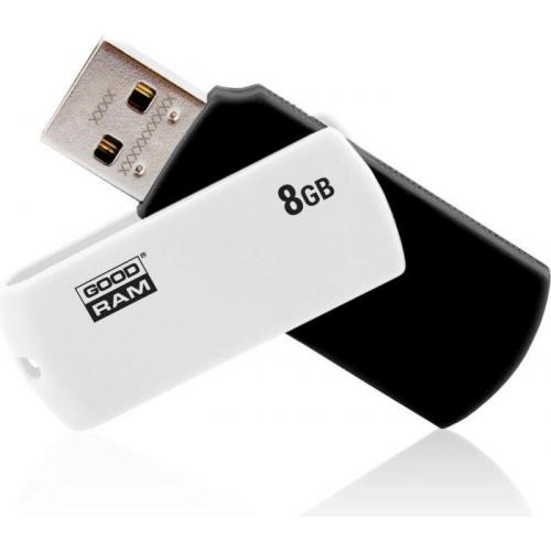Stick memorie Goodram UCO2, 8GB, USB 2.0, Black-White