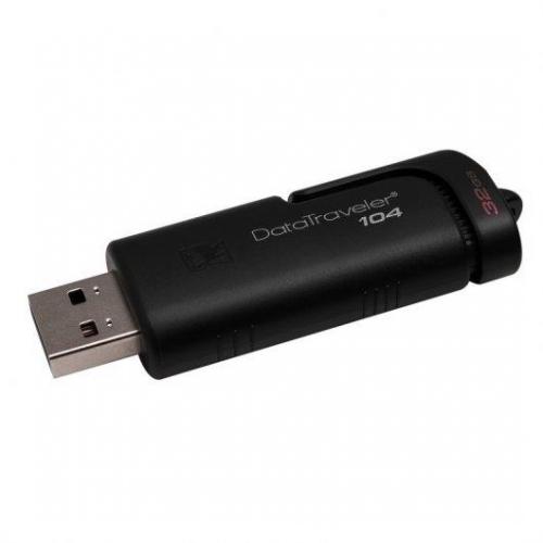 Stick memorie Kingston DataTraveler 104, 32GB, USB 2.0, Black