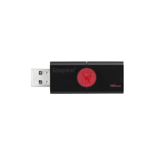 Stick Memorie Kingston DataTraveler 106, 16GB, USB 3.1, Black-Red