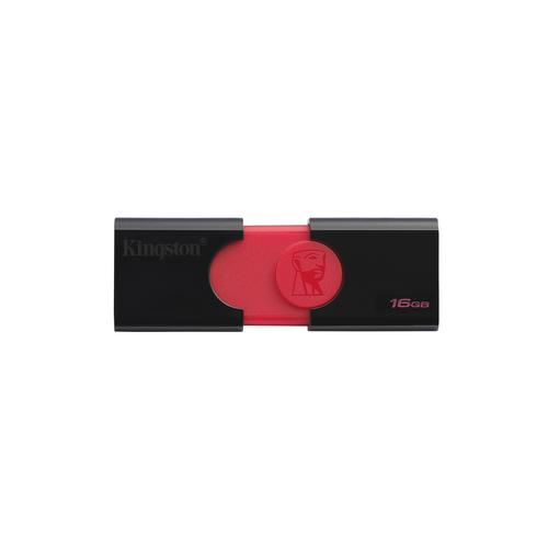 Stick Memorie Kingston DataTraveler 106, 16GB, USB 3.1, Black-Red