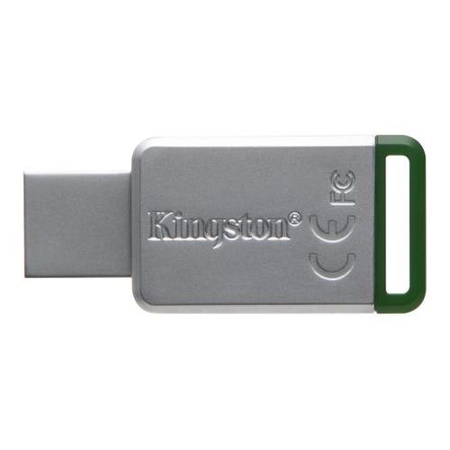 Stick Memorie Kingston DataTraveler 50 16GB, USB3.0, Metal/Green