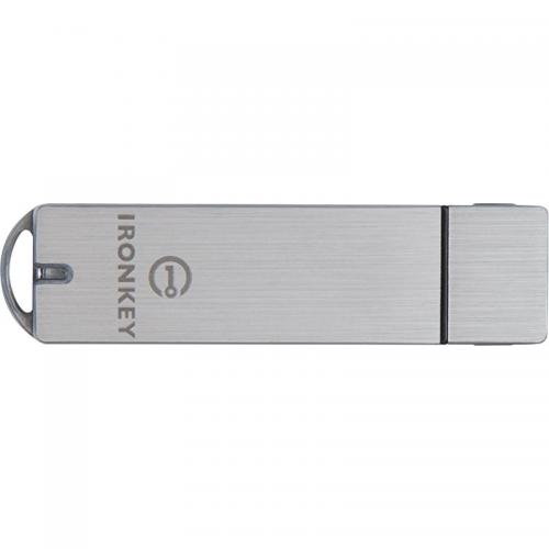 Stick Memorie Kingston IronKey Enterprise S1000 Encrypted 16GB, USB 3.0, Silver