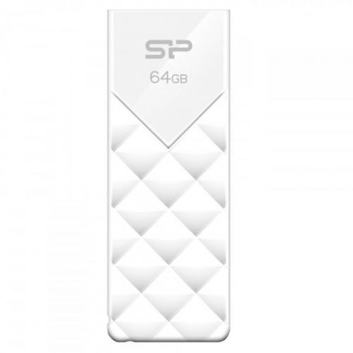 Stick memorie Silicon Power Blaze B03 64GB, USB 3.0, White