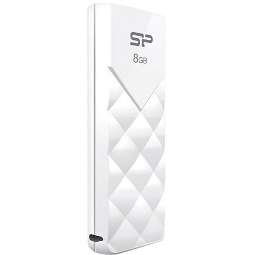 Stick Memorie Silicon Power Ultima U03 8GB, USB 2.0, White