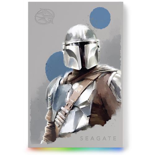 Hard Disk Portabil Seagate The Mandalorian Special Edition FireCuda, 2TB, USB 3.0, Grey