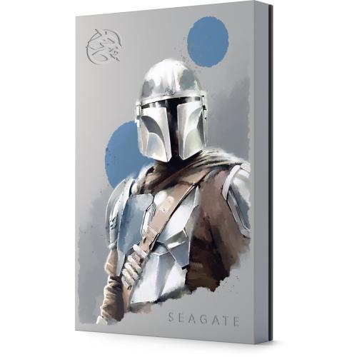 Hard Disk Portabil Seagate The Mandalorian Special Edition FireCuda, 2TB, USB 3.0, Grey