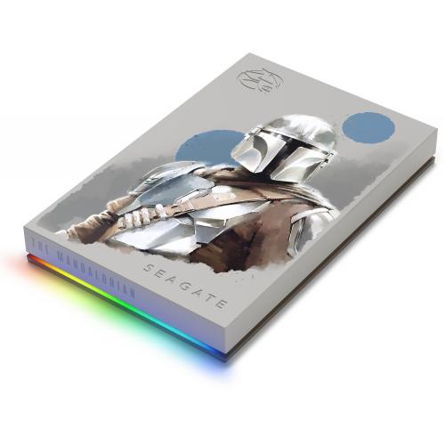 Hard Disk Portabil Seagate The Mandalorian Special Edition FireCuda, 2TB, USB 3.0, Grey