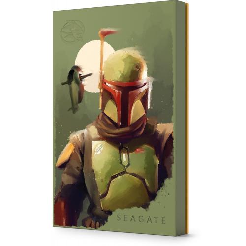 Hard Disk Portabil Seagate Boba Fett Special Edition FireCuda, 2TB, USB 3.0, Green