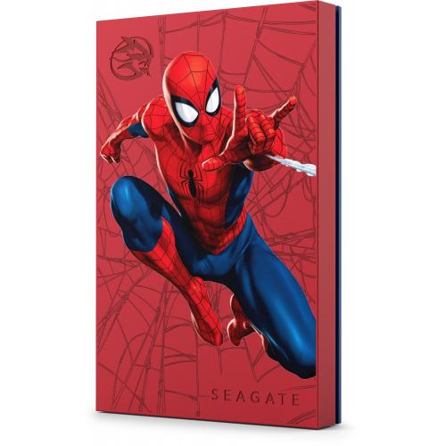 Hard Disk Portabil Seagate Spider-Man Special Edition FireCuda, 2TB, USB 3.0, Red