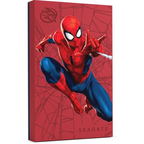 Hard Disk Portabil Seagate Spider-Man Special Edition FireCuda, 2TB, USB 3.0, Red