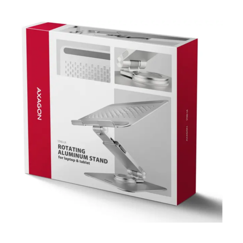 Stand Axagon STND-LR pentru laptop de 10 - 17.3 inch, Silver
