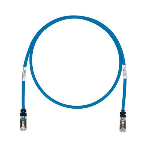 Patch Cord Panduit STP6X0.2MBU, S/FTP, Cat6a, 0.2 m, Blue