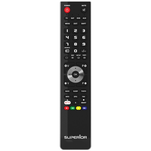 Telecomanda universala Superior 2-in-1 SUPTUB002, Black