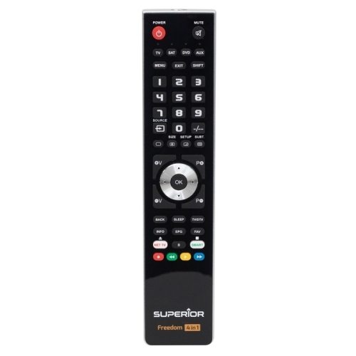 Telecomanda universala Superior 4-in-1 SUPTUB003, Black