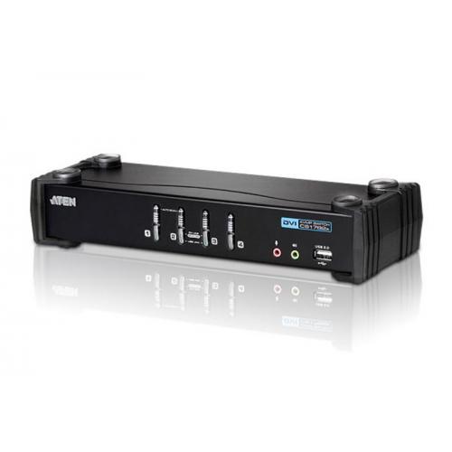 Switch ATEN CS1764A, 4x DVI, Black