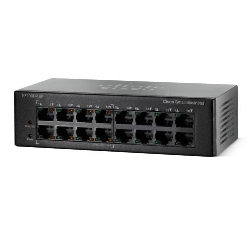 Switch Cisco SF110D-16 16xport