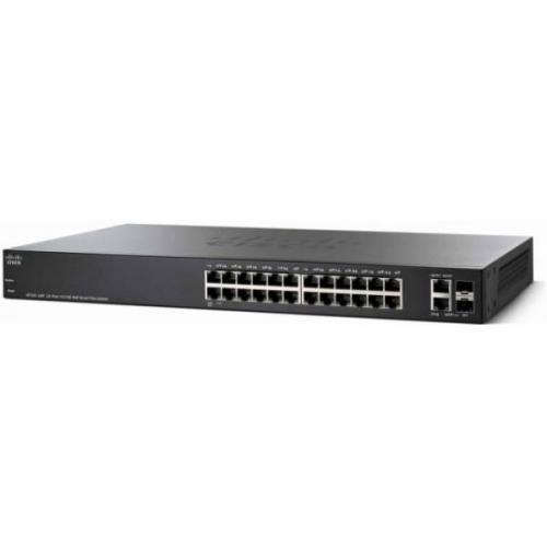 Switch Cisco SF220-24P, 24 porturi, PoE